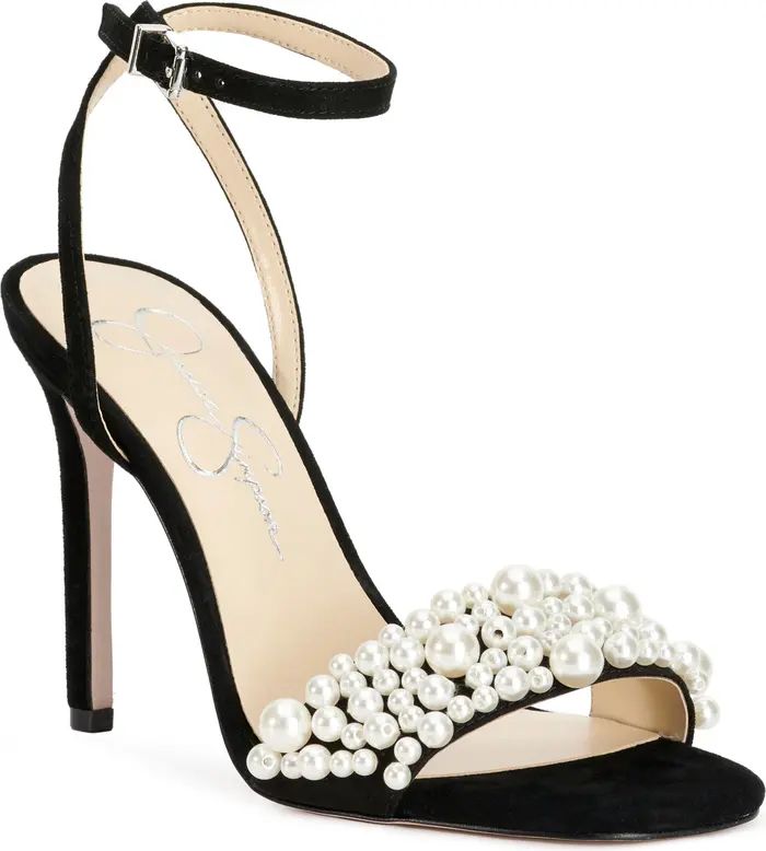 Jessica Simpson Omilira Embellished Ankle Strap Sandal | Nordstrom | Nordstrom