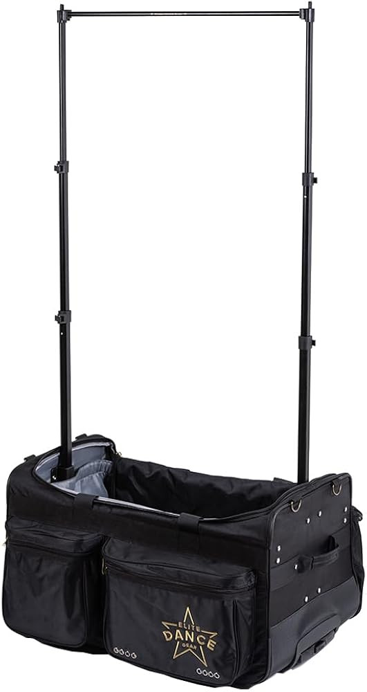 28 Inch Dance Bag with Garment Rack, Dance Costumes Garment Bags for Travel, Garment Duffle Bag f... | Amazon (US)