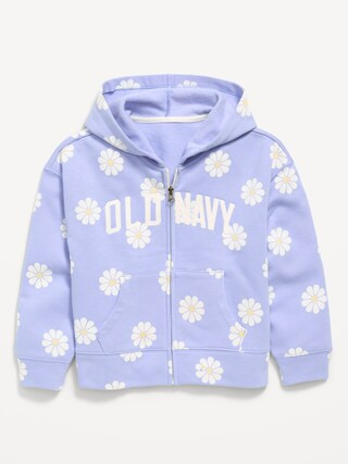 Logo-Graphic Zip Hoodie for Girls | Old Navy (US)