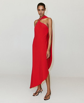 Women's Asymmetrical Scarf Dress | Macy's