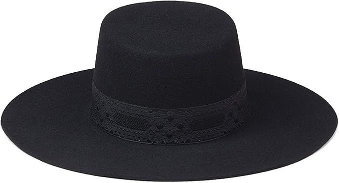 Lack of Color Women's The Sierra Wide-Brimmed Wool Boater Hat | Amazon (US)