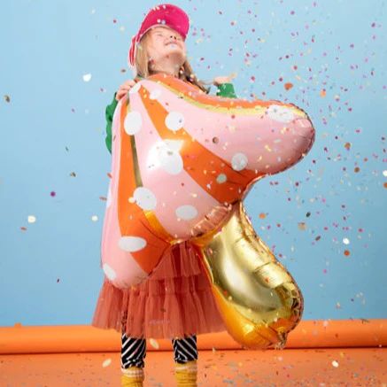 Toadstool Mushroom Shaped Balloon | Ellie and Piper