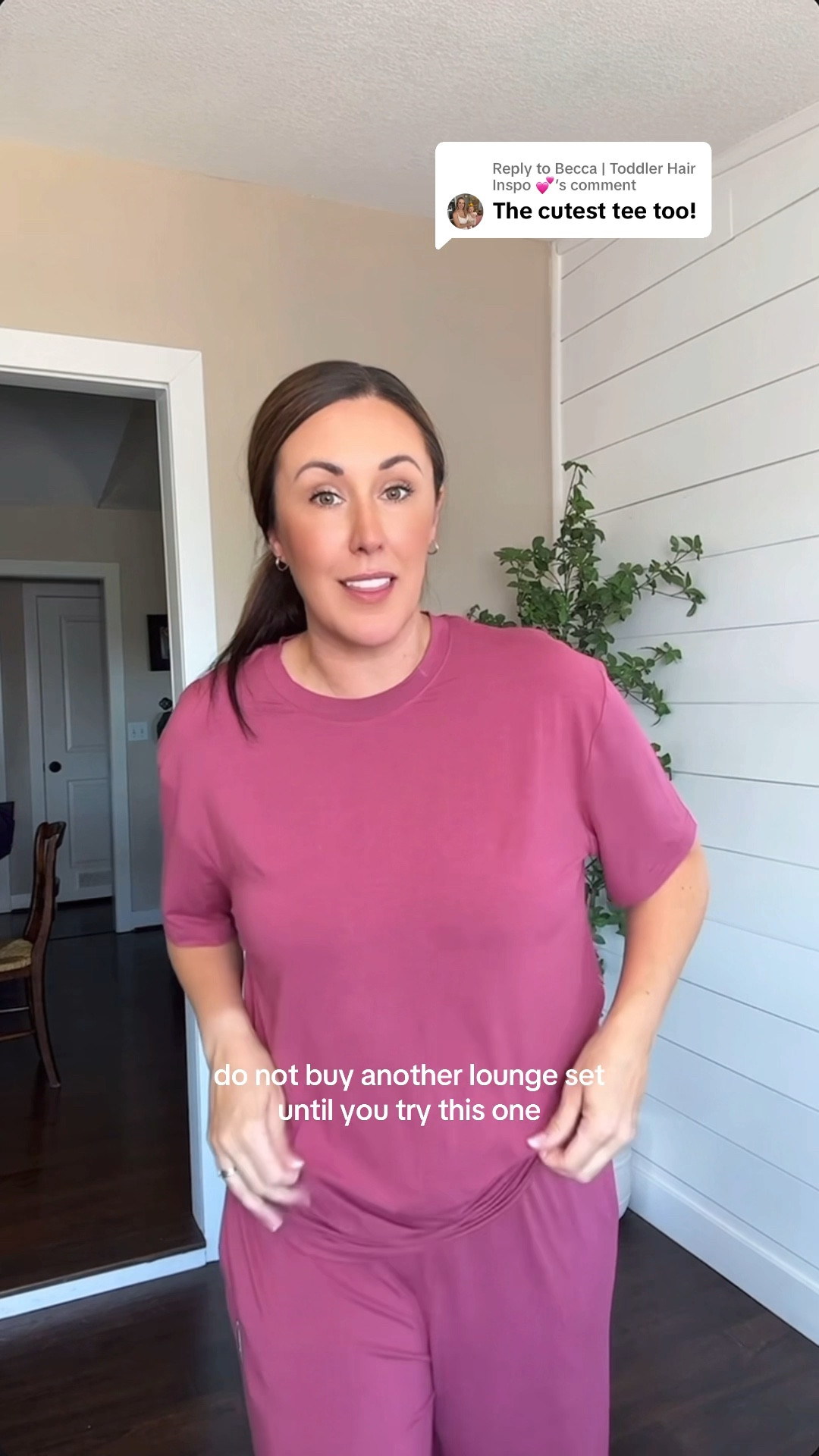 The softest lounge set ever 🧸🩷

#LTKSeasonal #LTKSaleAlert #LTKOver40