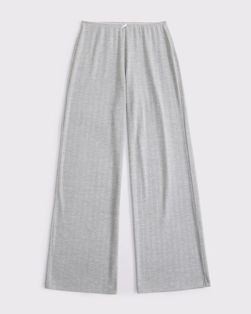 Women's Pointelle Sleep Pant | Women's Matching Sets | Abercrombie.com | Abercrombie & Fitch (US)