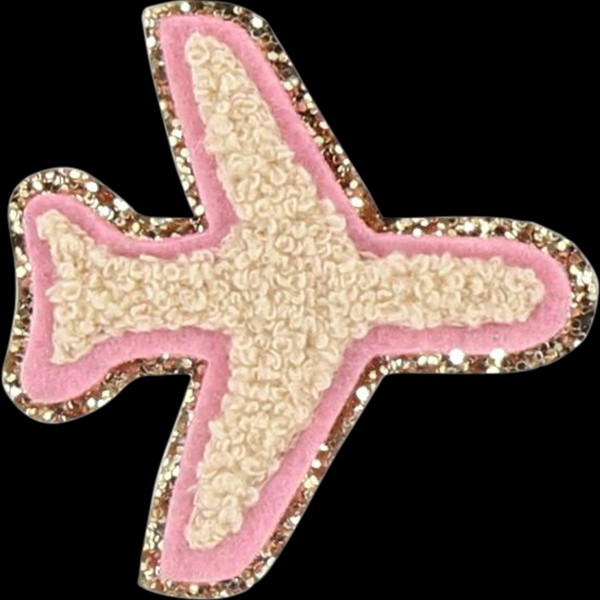 Glitter Airplane Patch | Stoney Clover Lane