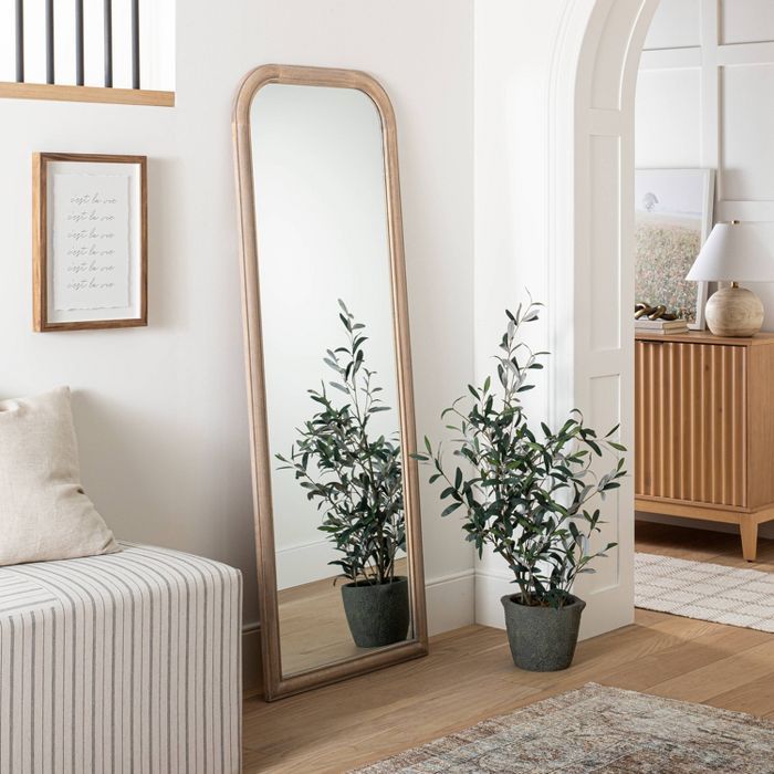 24" x 64" Wood Floor Mirror - Threshold™ designed with Studio McGee | Target