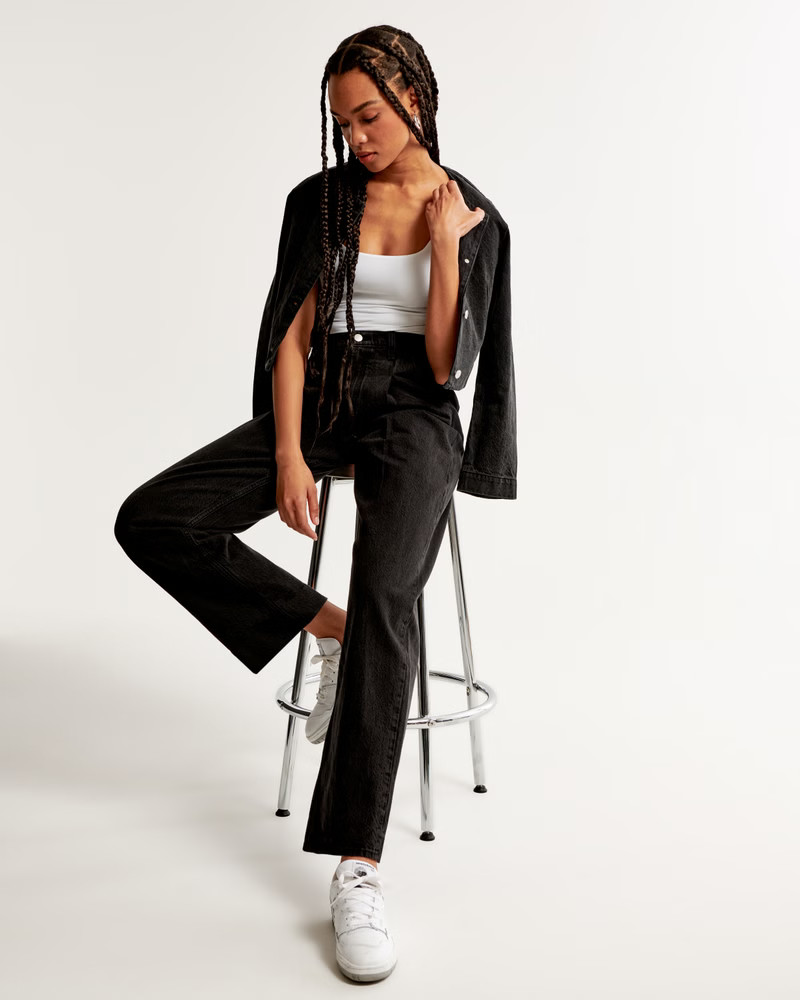 High Rise Loose Jean | Abercrombie & Fitch (US)