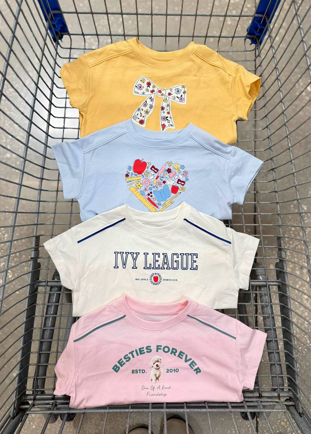 The CUTEST new back to school tees for little girls from Walmart OMG 😍📝🍎
-
#walmart #walmartfinds #walmartmom #backtoschool #girlsfashion #girlstyle 

 #LTKmomlife #LTKBaby #LTKKids