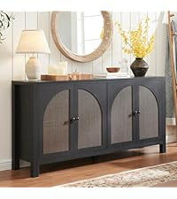 Okvnbjk Sideboard Buffet Cabinet with Storage, 60inch Kitchen Buffet Table with Soft Closing Door... | Amazon (US)