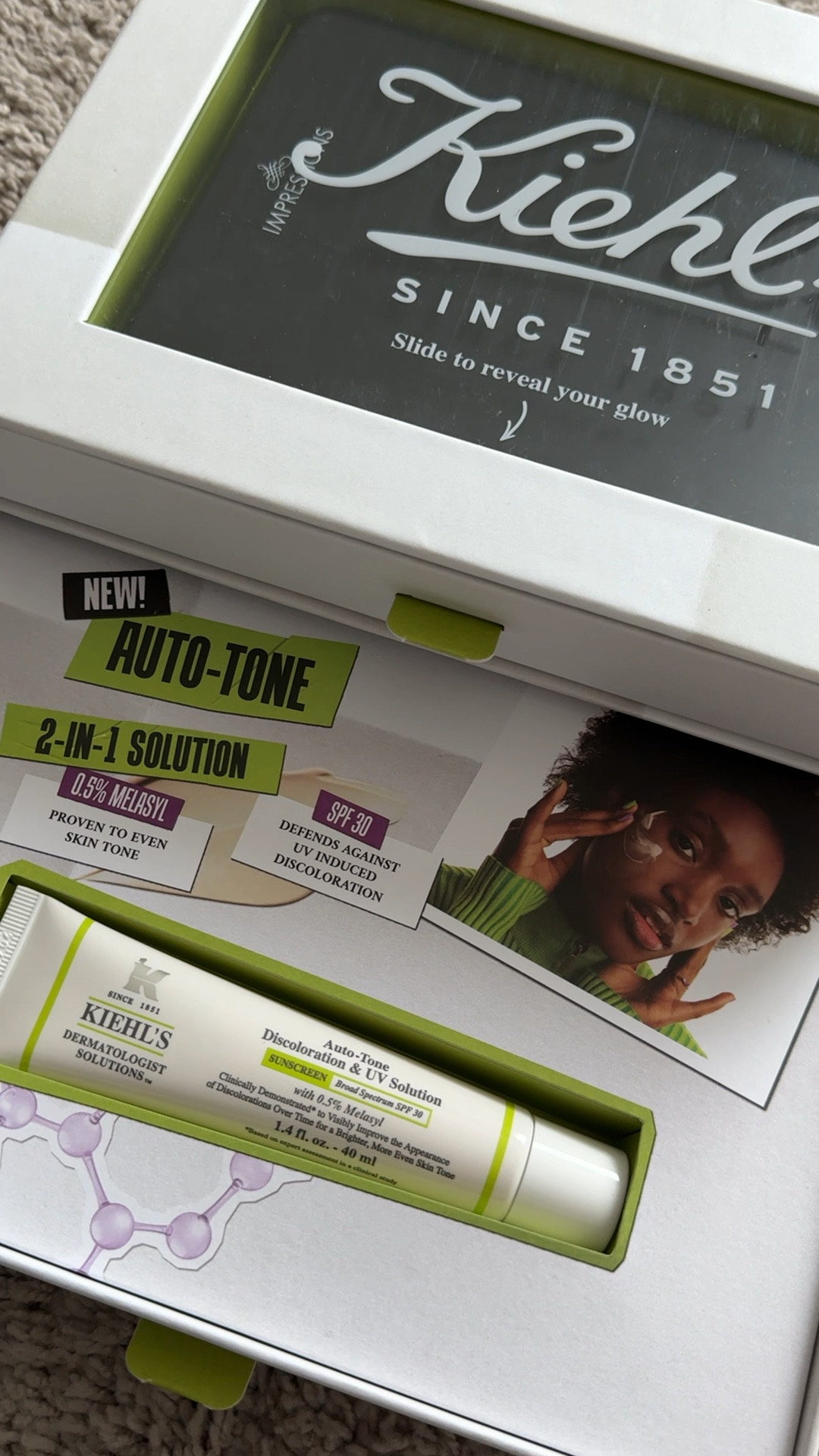 New Auto-Tone discoloration & UV solution by Kiehl’s ✨ improves discoloration ✨ UV defense ✨ instantly more radiant skin ✨ suitable for all skin types & tones ✨

#LTKSeasonal #LTKBeauty #LTKVideo