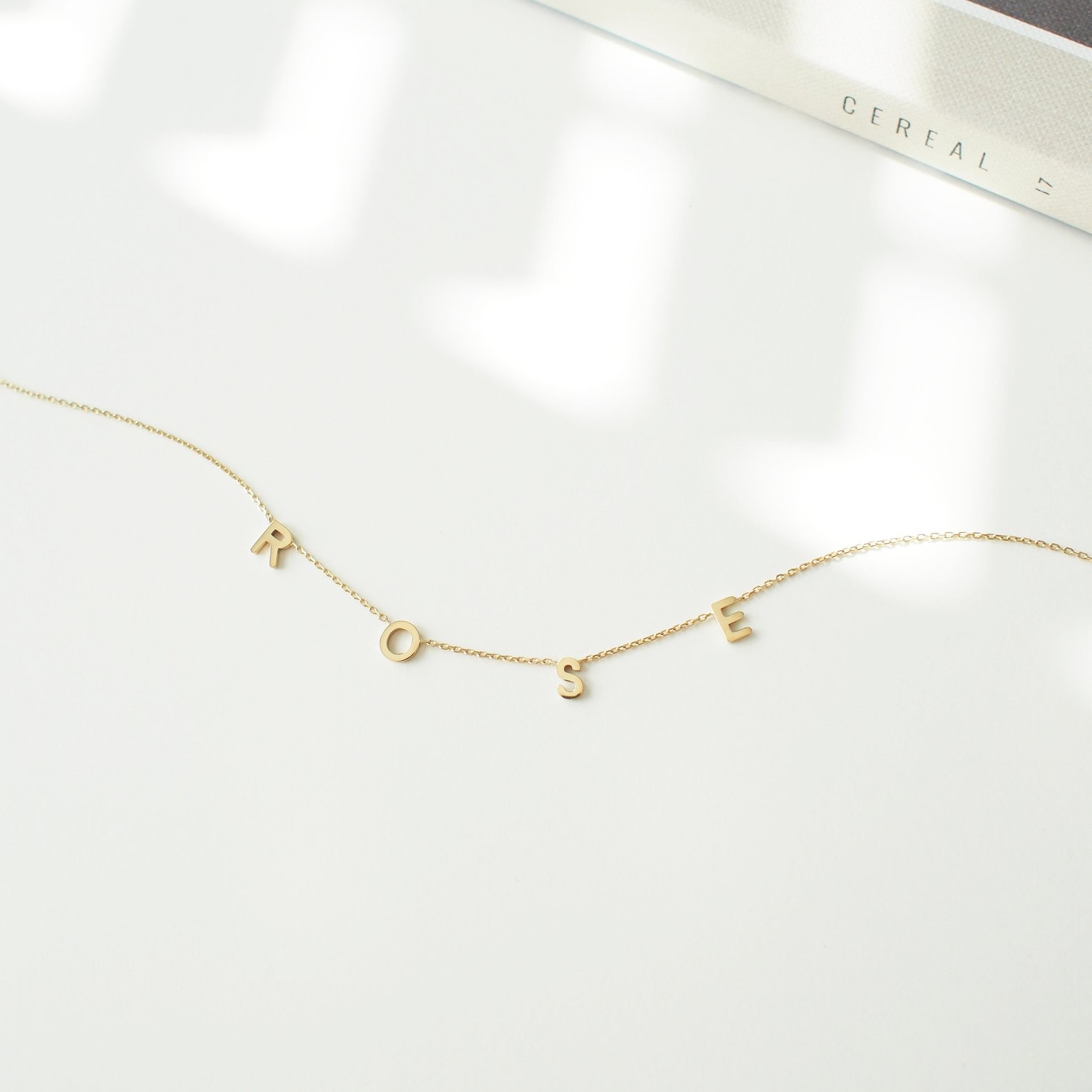 Custom Letter Necklace - Personalized Jewelry - Custom Name Necklace - Initials Necklace - Brides... | Etsy (US)