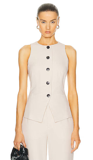 by Marianna Hendry Top in Beige | Revolve Clothing (Global)