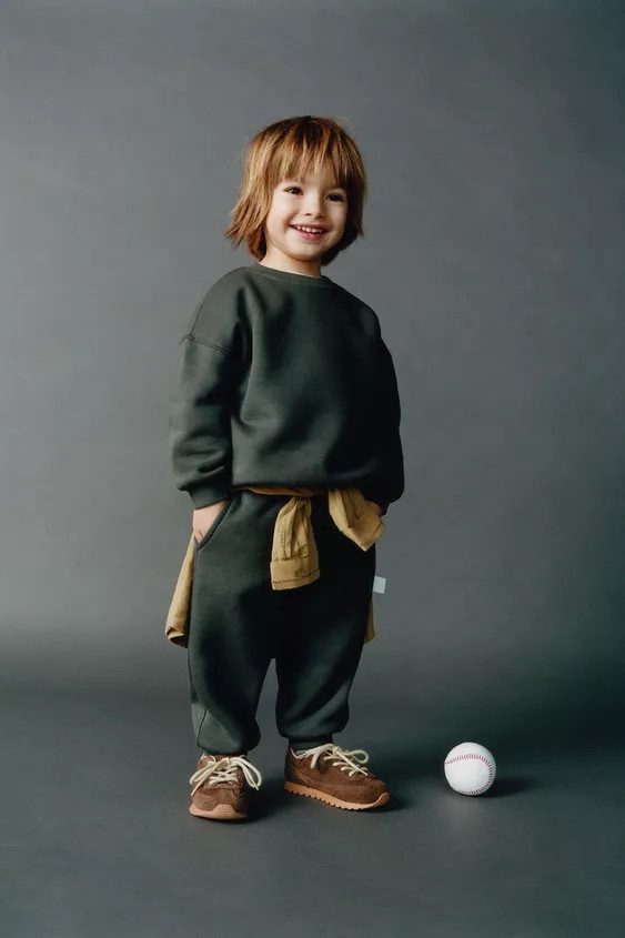 LABEL SWEATSHIRT AND JOGGERS MATCHING SET | Zara US