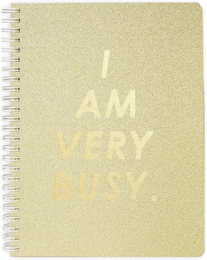 Ban.do Rough Draft Mini Spiral Notebook with Saying, 9" x 7" with Pockets and 160 Lined Pages, I ... | Amazon (US)