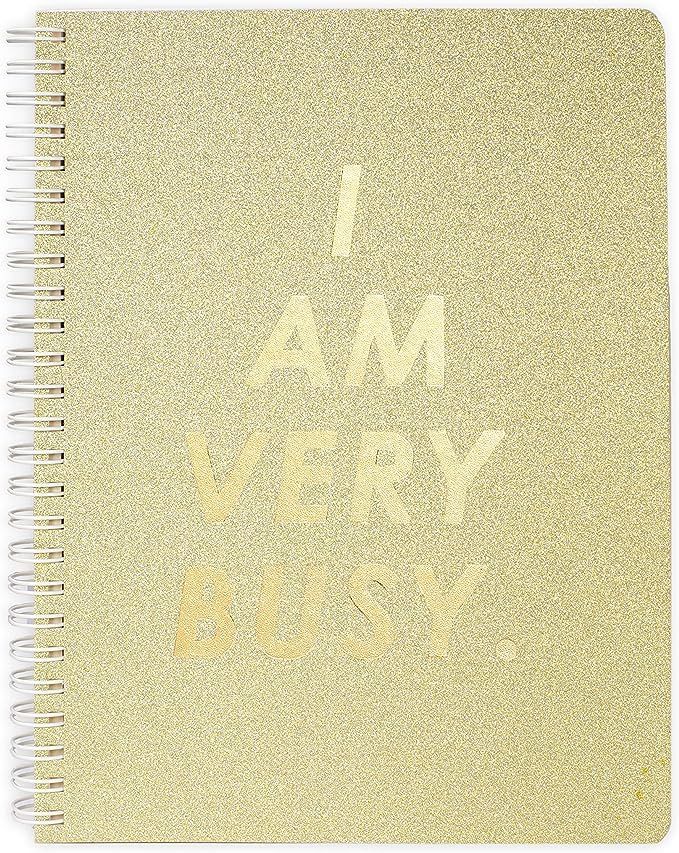 Ban.do Rough Draft Mini Spiral Notebook with Saying, 9" x 7" with Pockets and 160 Lined Pages, I ... | Amazon (US)