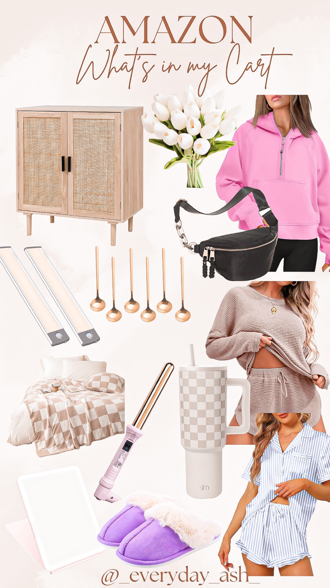 AMAZON PRIME DAY
- what’s still in my cart/ wish list ✨

Viral sweatshirt 💕
Lange wand- I’ve owned mine for 4+ years and I’m looking to replace 

All the neutrals please 🤎

Amazon finds, Amazon must have, Amazon prime day, Amazon fashion, amazon home finds, cabinet, neutral home decor, neutral clothes, neutral finds, under cabinet lighting, storage, table, belt bag, sweatshirt, faux flowers, Dupe blanket, checkered blanket, checkered mug, cozy set, clothing sets, two piece set, casual outfit, pajamas, blue and white, slippers, curling wand, hair tool, Lange wand, travel mirror, ice mold, crossbody bag, gold spoon, silverware, coffee holder 

#LTKsalealert #LTKFind #LTKxPrimeDay