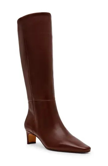 Steve Madden Dagne Knee High Boot in Brown Leather at Nordstrom Rack, Size 8 | Nordstrom Rack