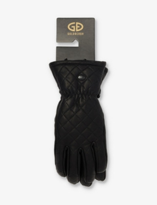 Nishi quilted leather gloves | Selfridges
