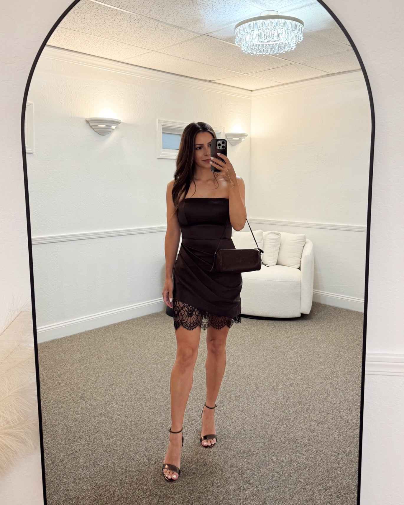 One of my favorite dresses now in a pretty deep brown🤎 
Wearing size 2

@Aritzia dress- 2
Miu Miu brown bag
Louboutin brown strappy heels

Petite, date night outfit, date night dress, lace dress, brown dress, strapless dress, mini dress

#LTKPetite #LTKootd