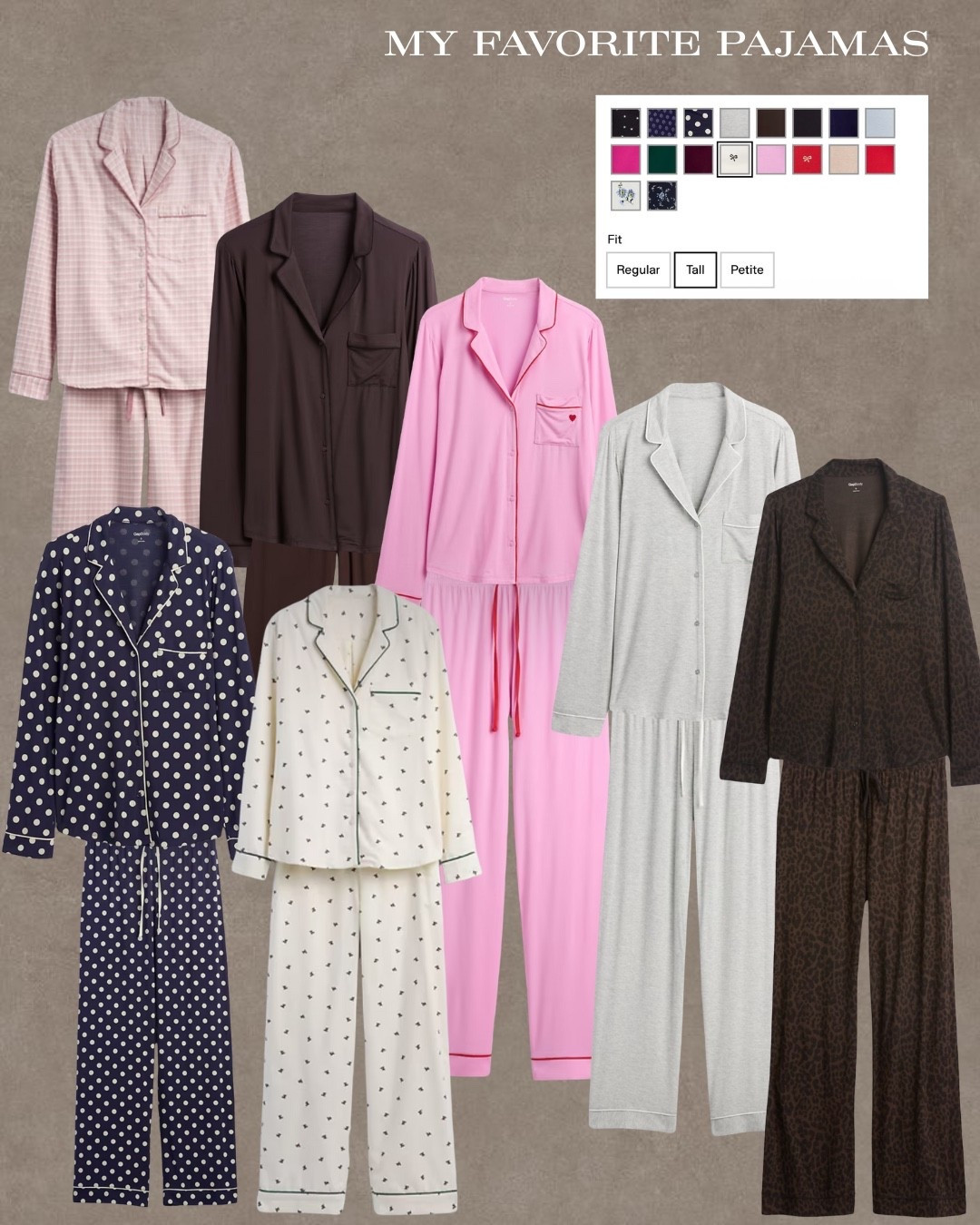 My favorite pajamas! Thin and soft and come in tall sizes ! I wear a large tall ! Come in lots of colors 

#LTKTall #LTKSaleAlert #LTKMidsize