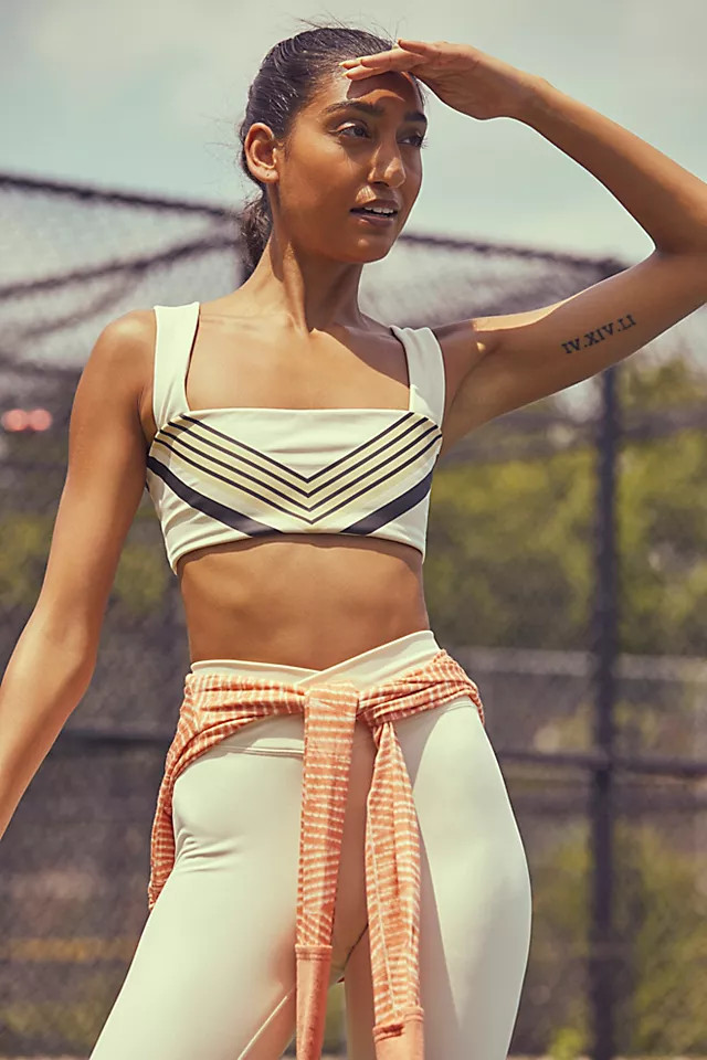 Printed Bandeau Bra Top | Free People (Global - UK&FR Excluded)