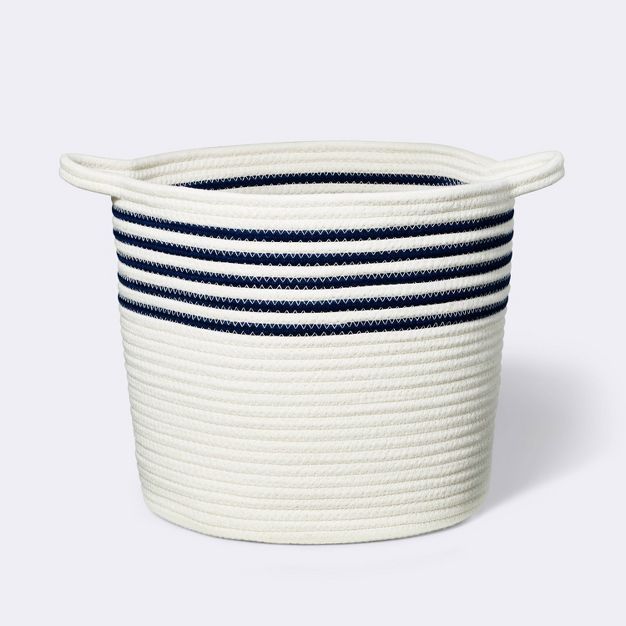 Coiled Rope Bin with Color Band - Cloud Island™ | Target