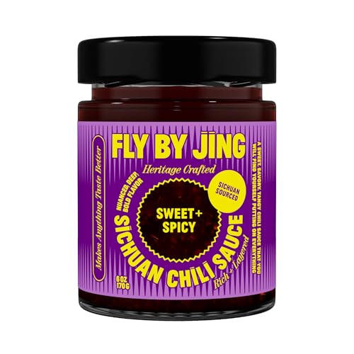 FLYBYJING Sweet + Spicy Sichuan Chili Sauce: Perfect for Noodles, Proteins, Veggies, Fish, Dumpli... | Amazon (US)