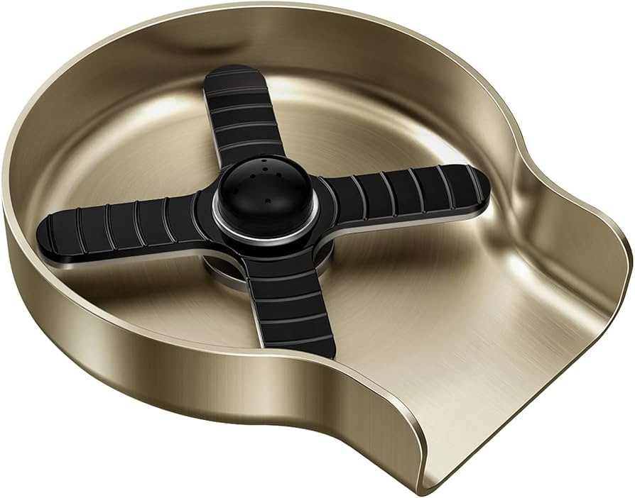 HGN Stainless Steel Glass Rinser for Kitchen Sinks,Bottles Washer For Bar, Kitchen Sink Faucet Cu... | Amazon (US)