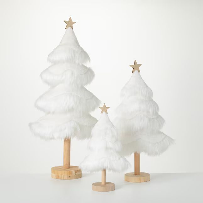 Sullivans 24-in Decoration Christmas Tree(s) (3-Pack) Christmas Decor | Lowe's