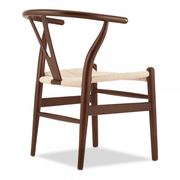 Wish Wooden Dining Chair, Natural Weave & Walnut | Cult Furniture UK