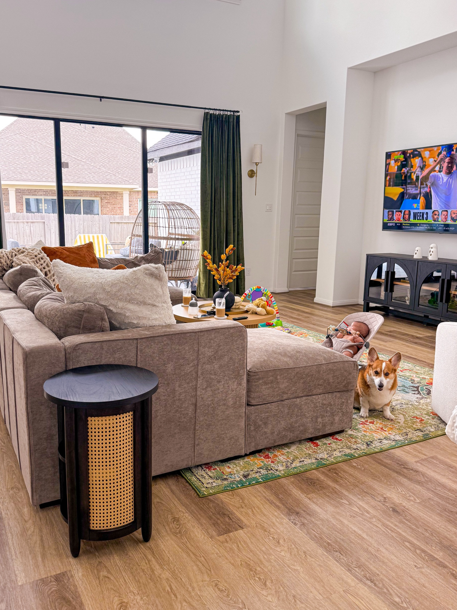 HOME: just got in this side table — a great find for under $100

#LTKFindsUnder100 #LTKHome