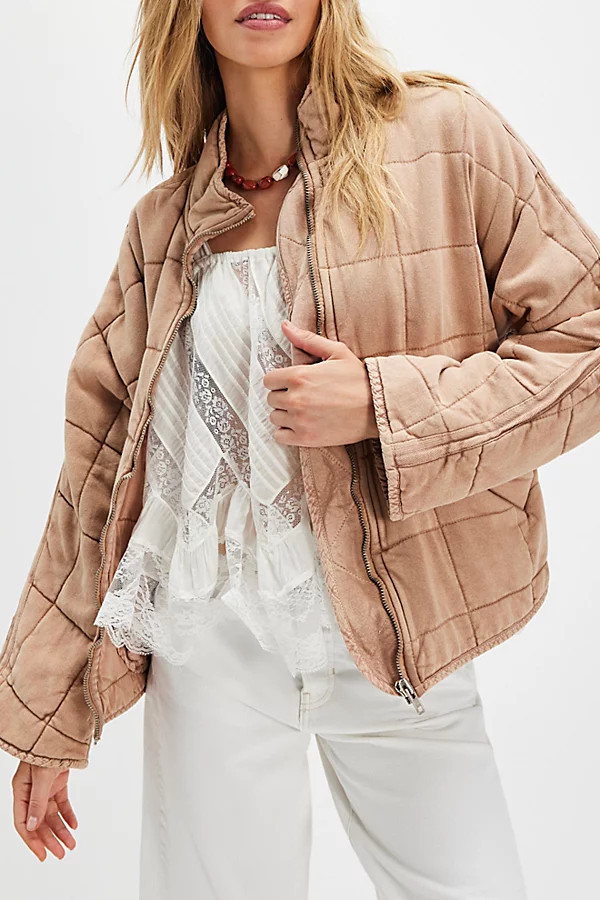 Dolman Quilted Knit Jacket | Free People (Global - UK&FR Excluded)