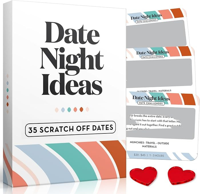 35 Scratch Off Date Night Ideas, Couples Gifts for Him, Her, Girlfriend, Boyfriend, Wife or Husba... | Amazon (US)