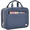NISHEL Travel Toiletry Bag for women, Portable Hanging Organizer for Full-Sized Shampoo, Conditio... | Amazon (US)
