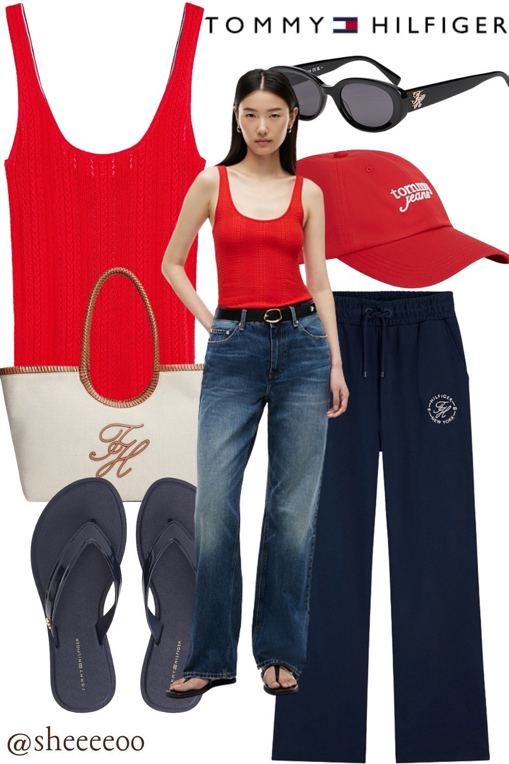 Easy summer dressing starts with the basics ❤️ A bold red tank, relaxed joggers, flip flops and the little accessories that pull everything together. Casual, comfortable and made for sunny days, coffee runs and seaside weekends. #LTKxTommyHilfiger

#LTKxTommy
#LTKxTommyHilfiger #LTKStyle #TommyHilfiger #SummerStyle #CasualStyle #CoastalStyle #OffDutyStyle #VacationOutfit #WeekendStyle #RelaxedStyle #SummerEssentials #CapsuleWardrobe #FashionInspo #OOTD

#LTKsummer #LTKsummer #LTKstyletip #LTKtravel
