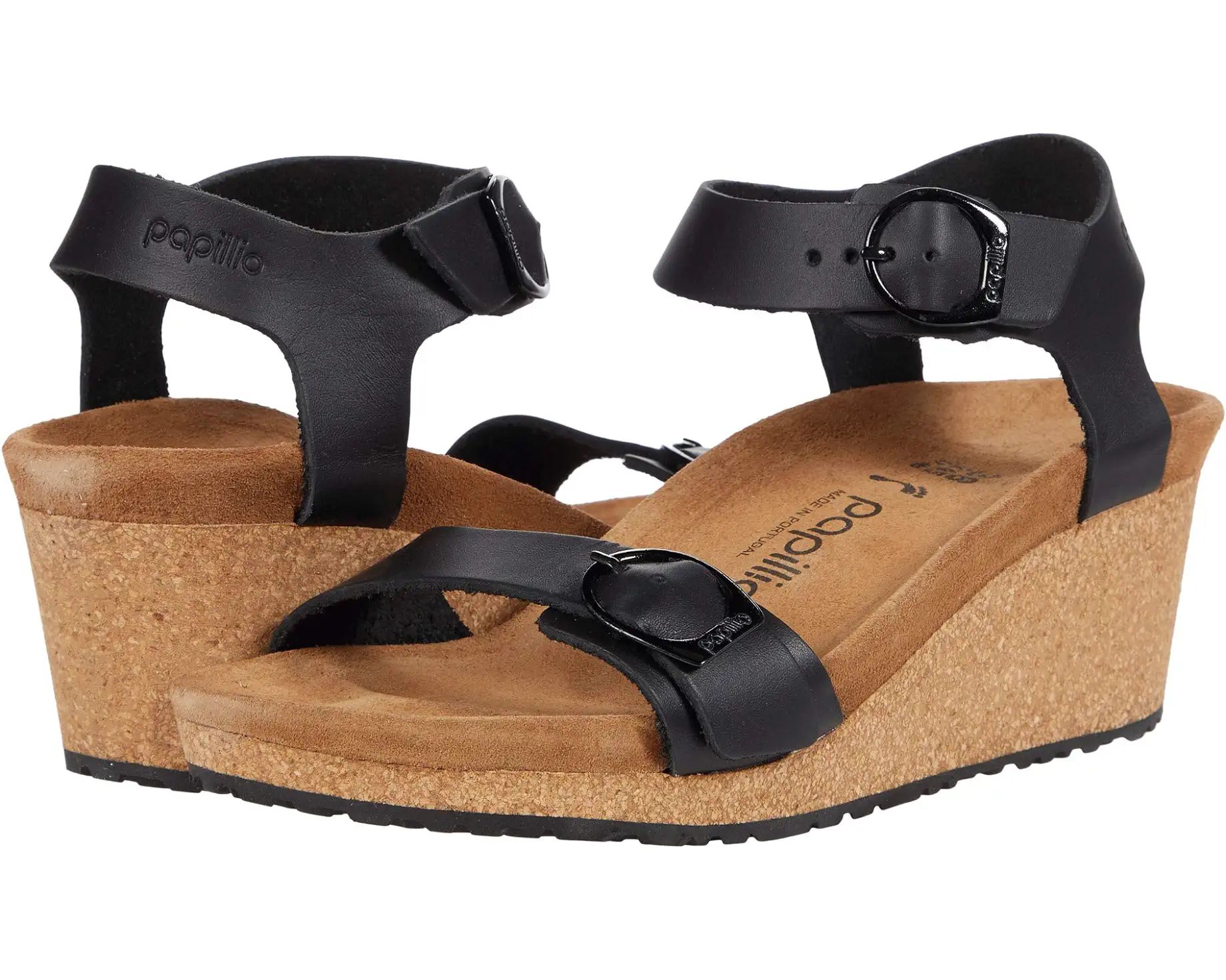 Papillio by Birkenstock Soley Wedge Sandal - Leather | Zappos