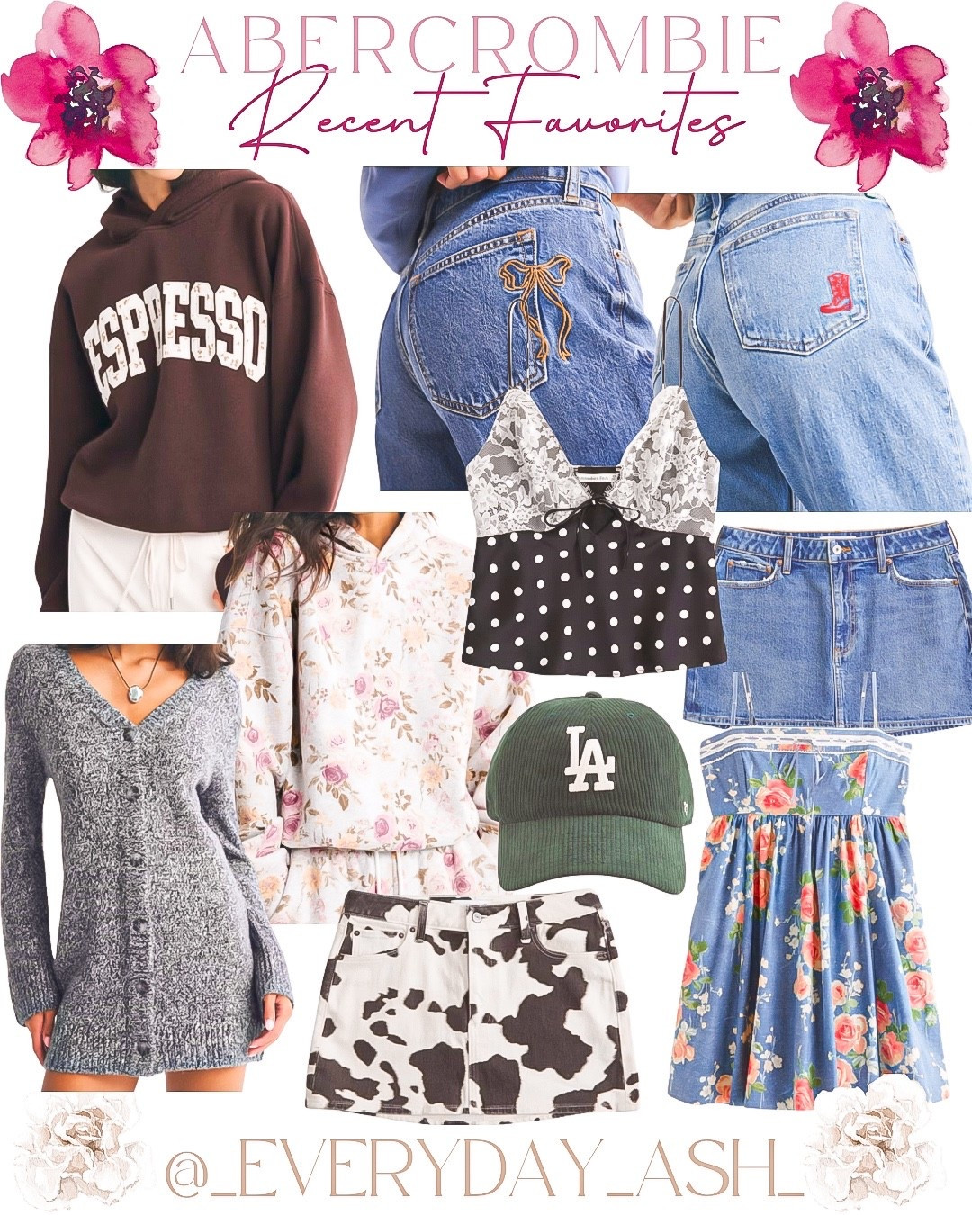 Abercrombie // recent favorites 💕

Graphic sweatshirt, embroidered jeans, tank top, sweater dress, NY hat, spring dress, winter outfit, denim skirt, floral sweatshirt 

#LTKGiftGuide #LTKActive #LTKFindsUnder100