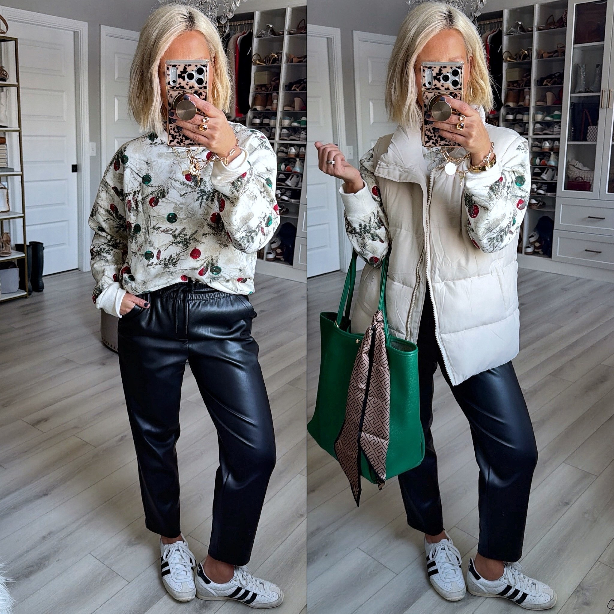 I thought this little boy’s top was so cute o I had to grab a few for my boys and ME!!!
⬇️⬇️⬇️
Top size XXL
Vest medium
Pants medium 

#LTKFindsUnder50 #LTKSaleAlert #LTKKids