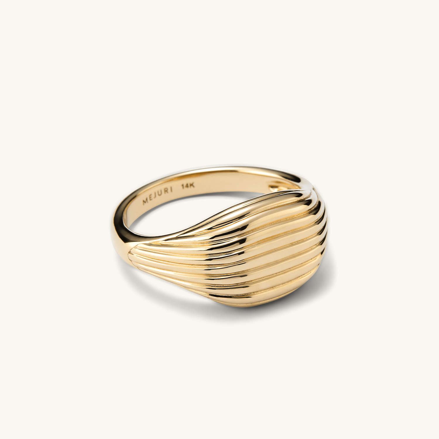 Parallel Signet Ring | Mejuri (Global)