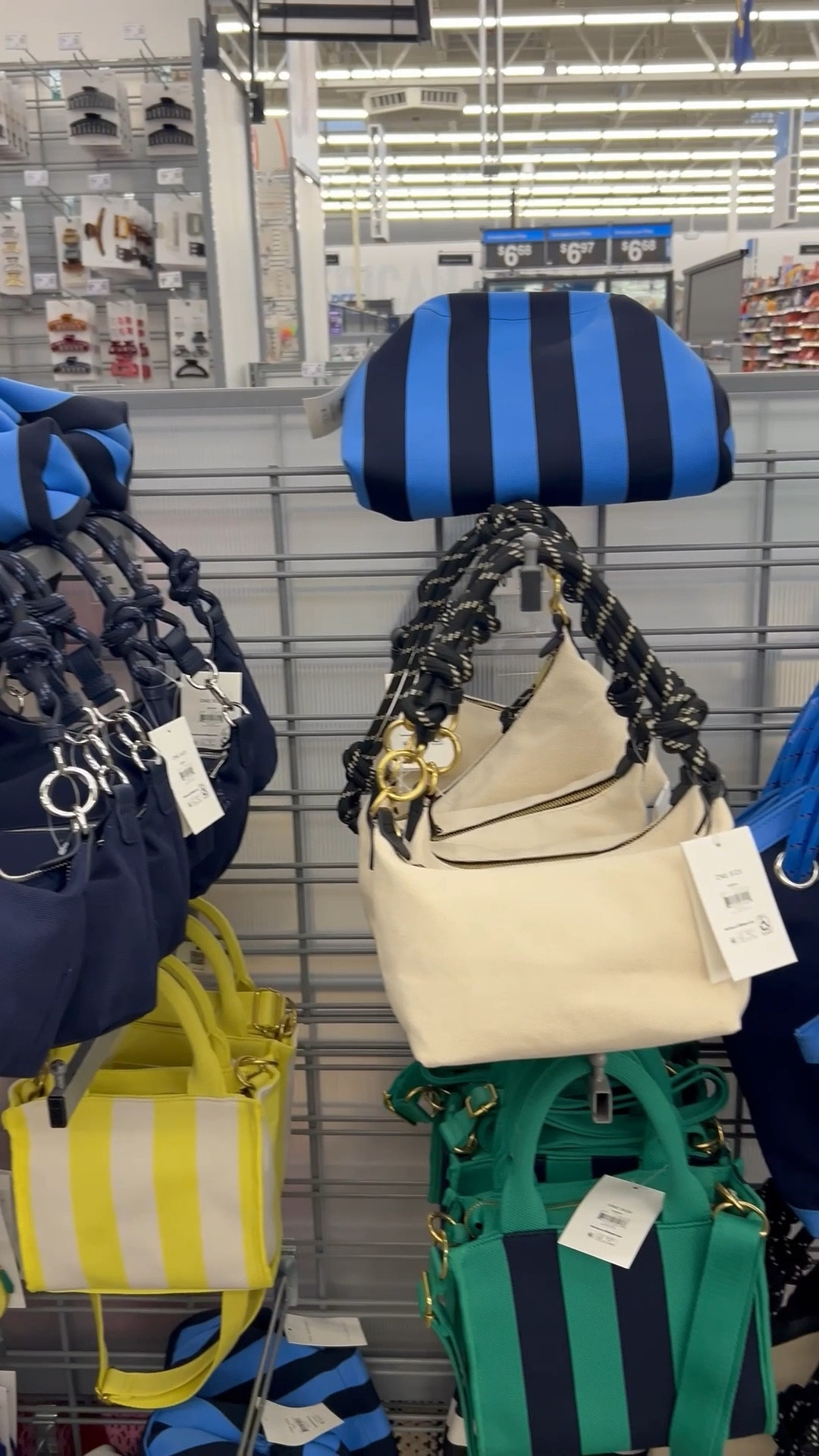 These bags are all so cute but I’m LOVING the stripes!

#walmartfinds #walmartpurse #springhandbag
