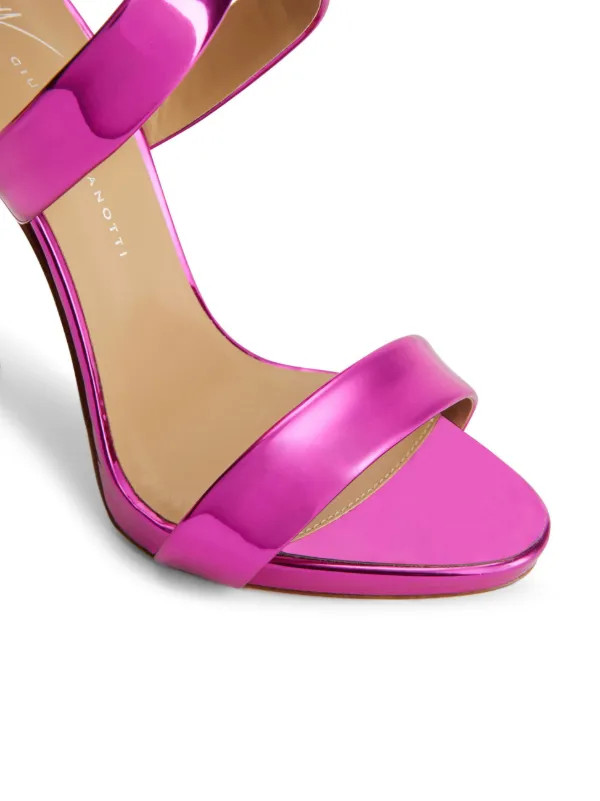 Giuseppe Zanotti Bellis 120mm Leather Sandals | Pink | FARFETCH | Farfetch Global
