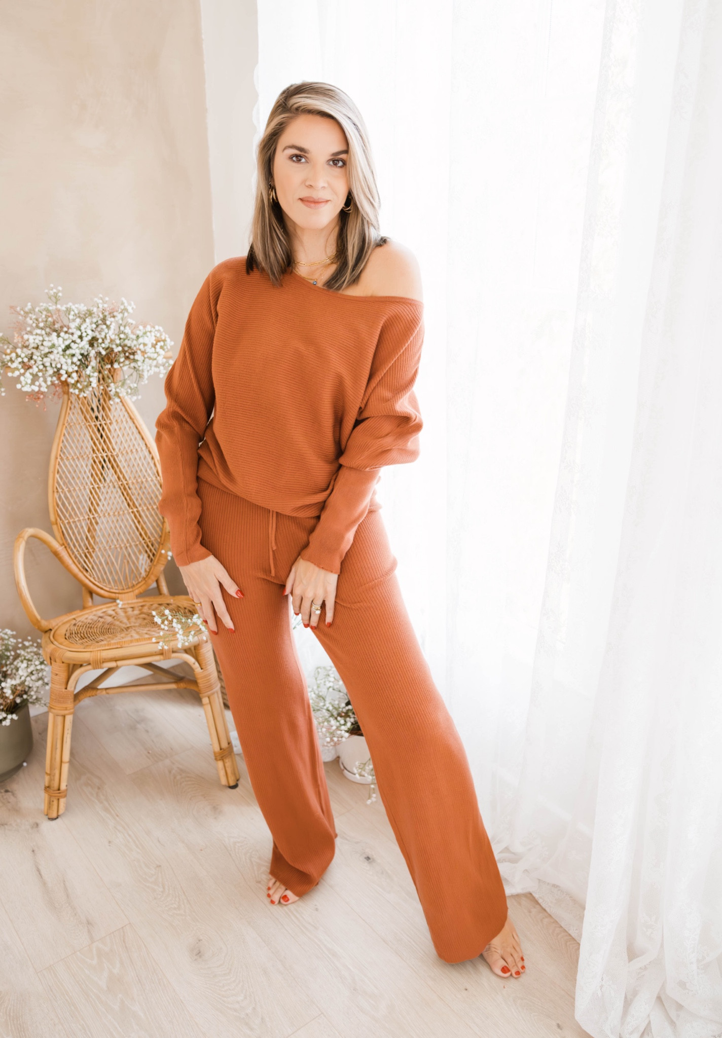 Cozy Fall set from Amazon, beautiful fall color. Size M, great quality and stretchy material. 

#LTKstyletip #LTKSeasonal #LTKfindsunder50