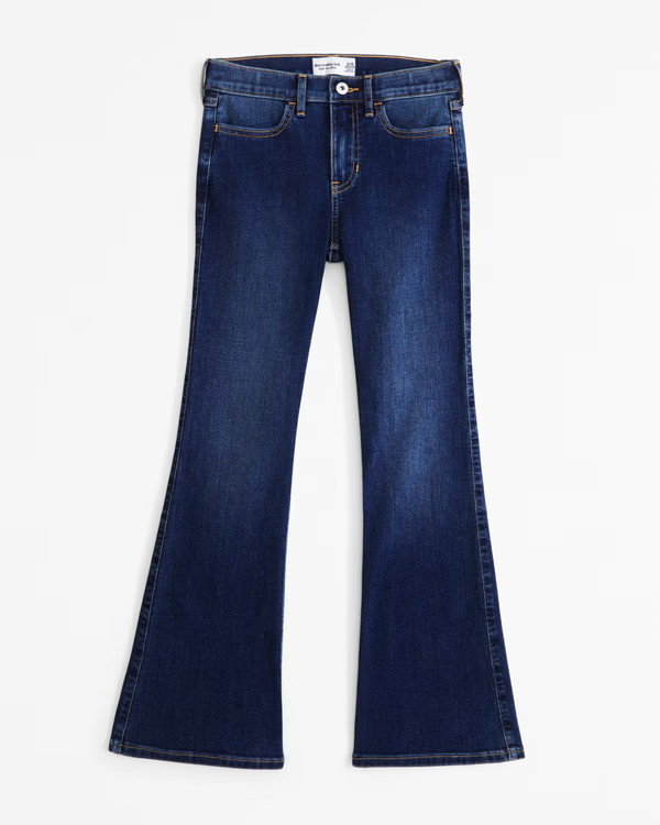 high rise flare jeans | Abercrombie & Fitch (US)