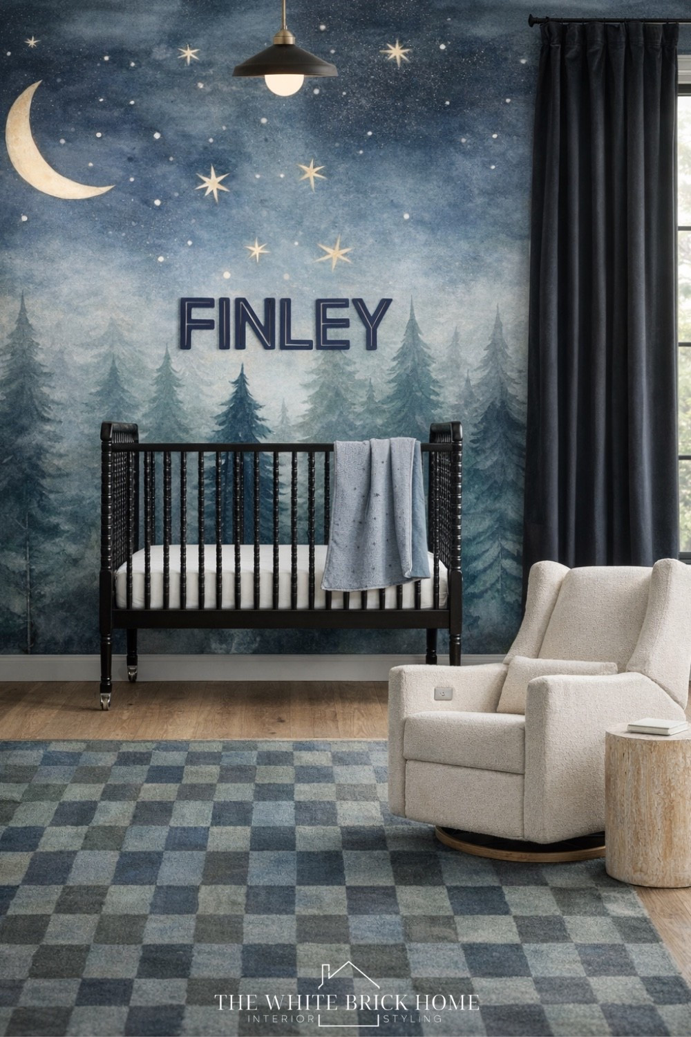 This whimsical wall mural behind a crib or kiddos bed sets a fun, dreamy mood for a bedroom or nursery! 

Nursery, nursery design, nursery decor, nursery wall mural, nursery crib, nursery area rug, rug, nursery glider, nursery furniture, woodland nursery, boys woodland nursery, baby boy, boy decor, baby boy, modern woodland nursery, nursery wallpaper, nursery rug, crib, Jenny Lind crib, home decor, home design, baby bedroom, nursery lighting, Etsy, pottery barn baby, wayfair, Amazon 

#LTKBump #LTKBaby #LTKHome