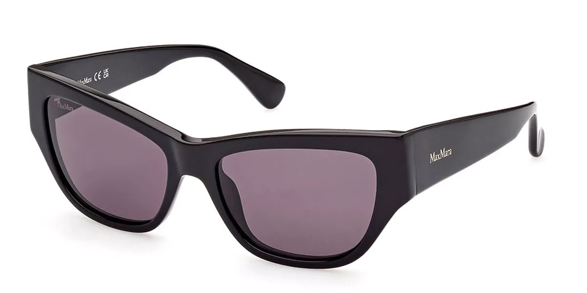 Max Mara MM0041 01A Men's Sunglasses Black Size 56 | SmartBuyGlasses Global