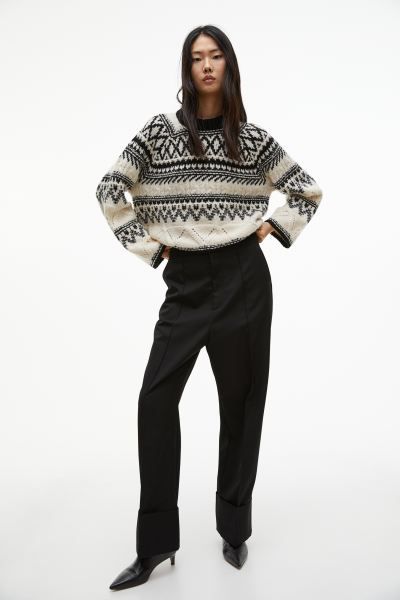 Jacquard-knit Sweater | H&M (US + CA)