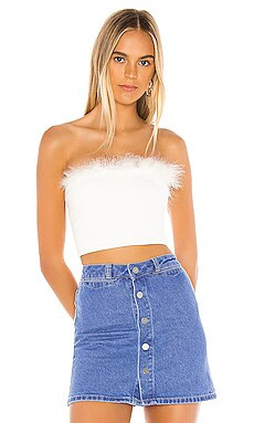superdown Olivia Strapless Top in White from Revolve.com | Revolve Clothing (Global)