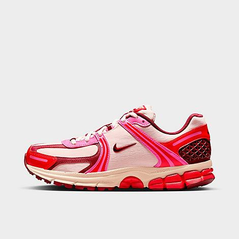 Nike Women's Zoom Vomero 5 SE Casual Shoes in Light Soft Pink/Team Red/Safety Orange Size: 7.5 | Finish Line (US)