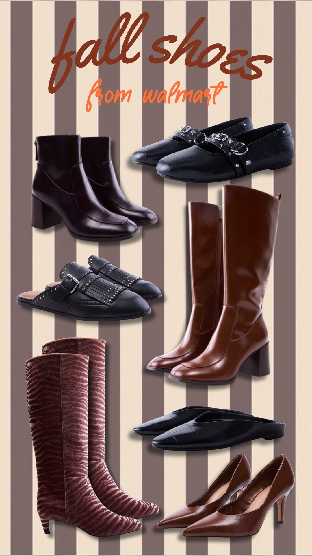 Walmart fall shoe finds for the season. From boots and loafers to heels and flats, there are so many cute styles to choose from.

#LTKSeasonal #LTKootd #LTKdayinmylife