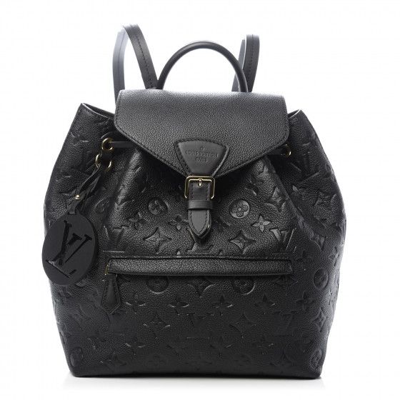 LOUIS VUITTON Empreinte Montsouris NM Backpack Black | Fashionphile